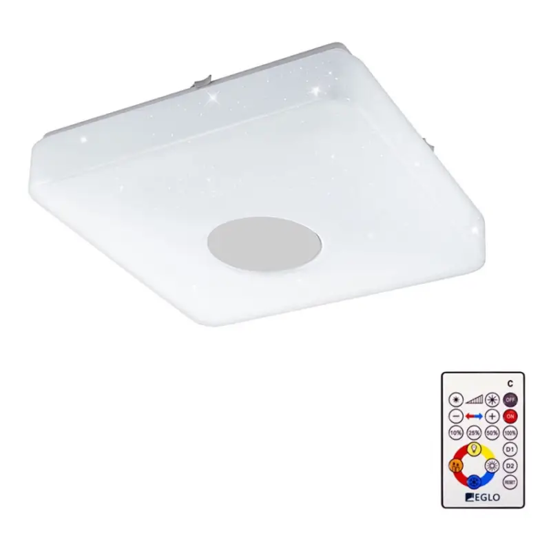 Dagaanbieding Eglo 95974 - LED dimbare plafondlamp VOLTAGO 2 LED/14W/230V + afstandsbediening