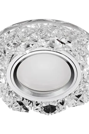 Emithor 71094 - LED Inbouwlamp CRYSTAL FIX 1xGU10/50W + LED/3W STRIPE Meest Verkocht