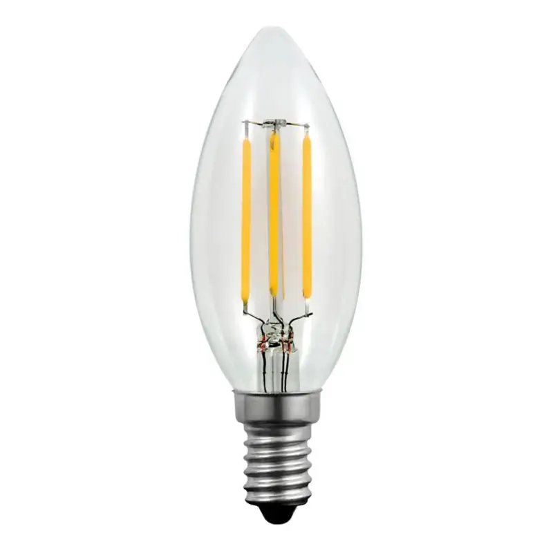 Betaalbaar LED Lamp C37 E14/4W/230V 3000K