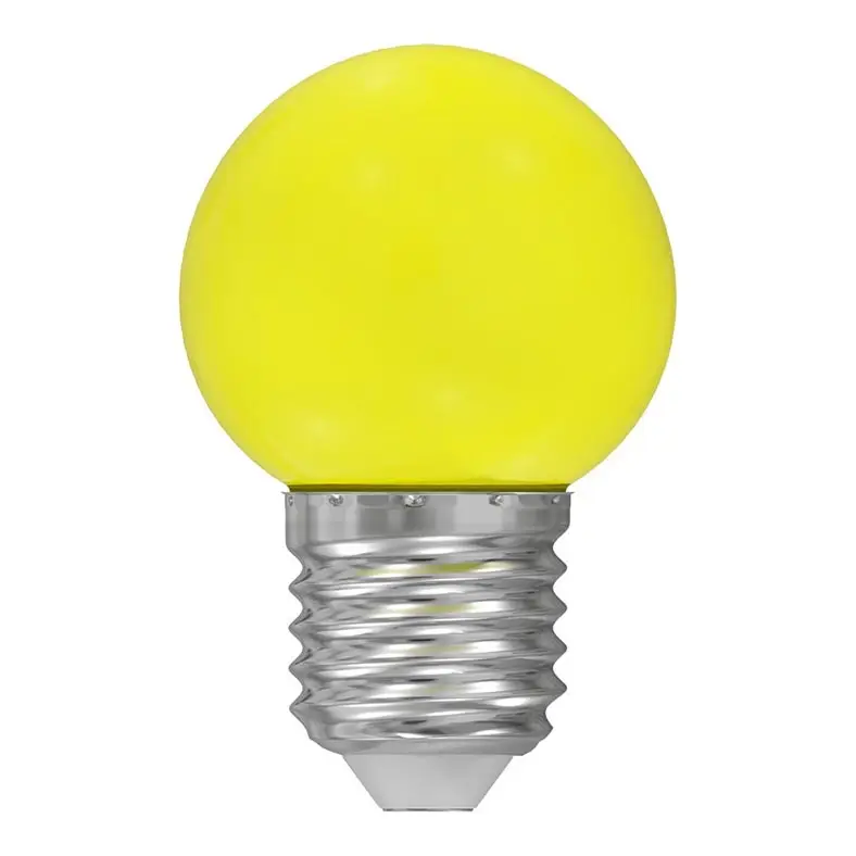 LED Lamp E27/1W/230V geel Betaalbaar