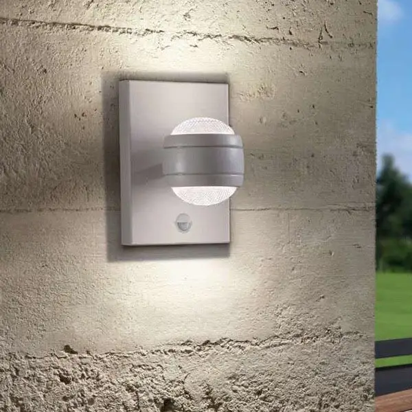 Actieprijs Eglo 96019 - LED buitenwandlamp met sensor SESIMBA 1 2xLED/3,7W IP44