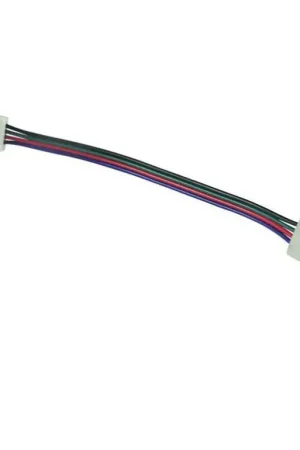 Op = Op Flexibel tweezijdig connector voor RGB LED stroken 4pin 10 mm