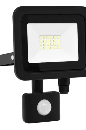 Ecolite RLED48WL-20W/PIR - LED Schijnwerper STAR met sensor LED/20W/230V IP44 Express Levering