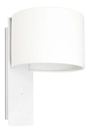 FARO - Witte Wandlamp FOLD 1x E27 / 15W / 230V Exclusieve Aanbieding