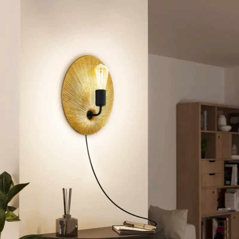 Snelle Levering Eglo 98379 - Wandlamp GASCUERIA 1xE27/60W/230V