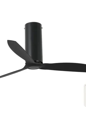 Weekendaanbieding FARO 32060 - Plafondventilator TUBE FAN zwart + afstandsbediening