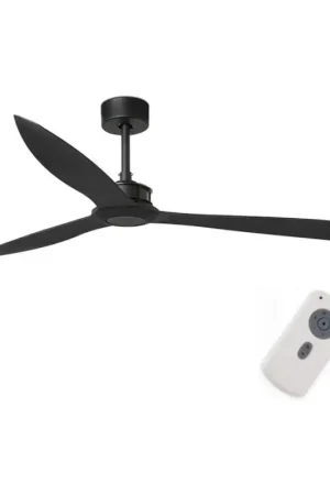 Seizoensaanbieding FARO 33432 - Plafondventilator JUST FAN XL diameter 178 cm zwart + afstandsbediening