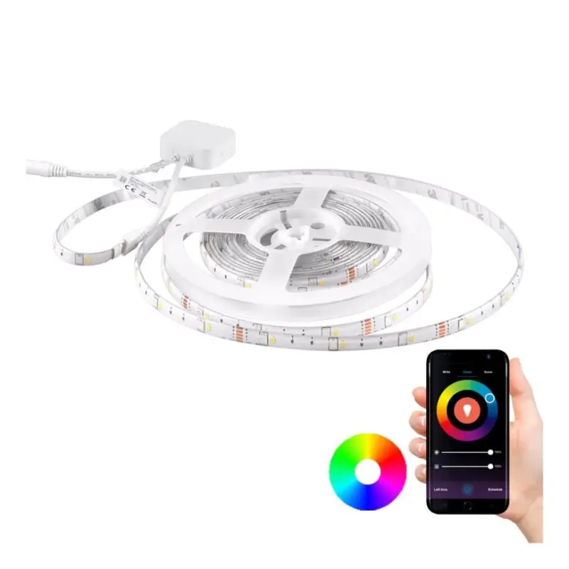 RGB LED Dimbare strip Wi-Fi + muziekfunctie LED/16W/230V 5 m Tuya Actieprijs