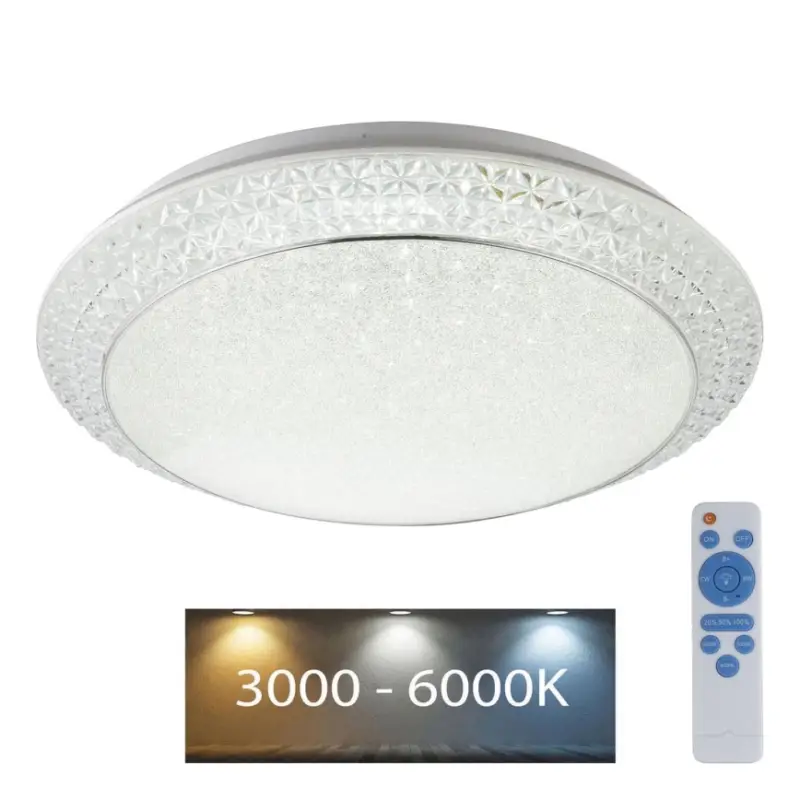 Globo - Dimbare LED plafondlamp LED/40W/230V 3000-6000K + afstandsbediening Voordeelprijs
