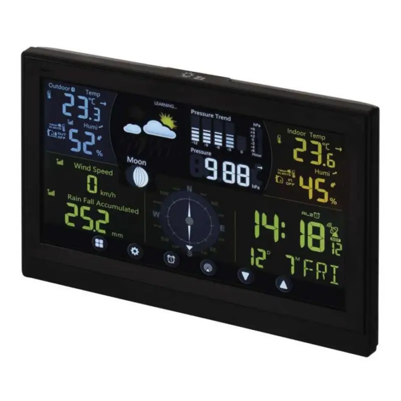 Weerstation draadloze 5V/3×AAA + 4xAA Actieprijs