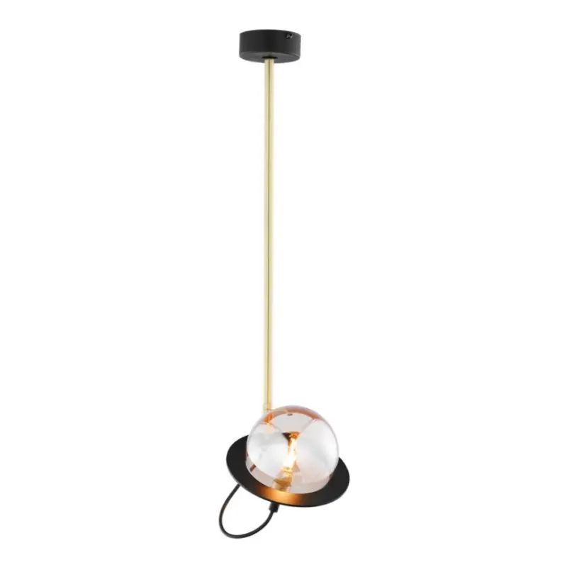 Hoge Kwaliteit Jupiter 1890 - Hanglamp aan een paal PLANET 1xG9/10W/230V goud