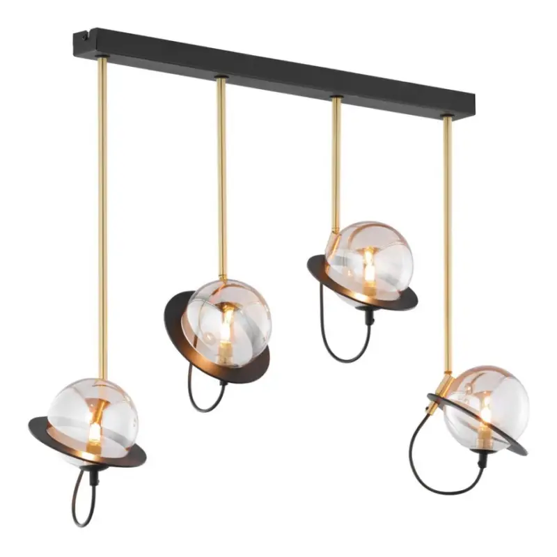 Jupiter 1892 - Hanglamp aan een paal PLANET 4xG9/10W/230V goud Seizoensaanbieding