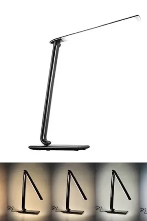Brilagi - Dimbare LED Tafel Lamp met USB verbinding LED/12W/230V zwart Gereduceerde Prijs