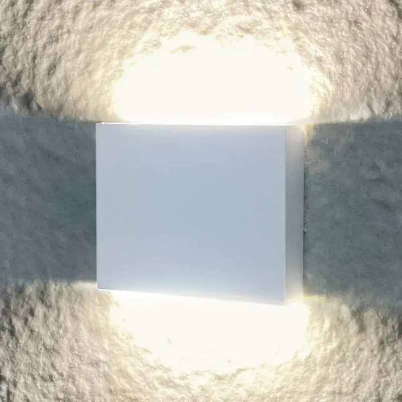 LED Wand Lamp voor Buiten CHICAGO 2xLED/3,25W/230V IP44 wit Seizoensaanbieding