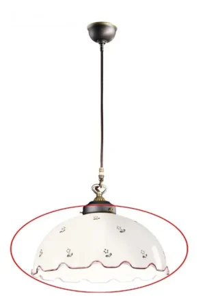 Vervangend glas voor de kroonluchter NONNA - KL0003 Laatste Versie