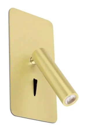 Lage Kosten FARO 62114 - LED Wand Spot SUAU LED/3W/230V goud