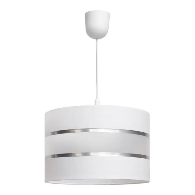 Witte Hanglamp aan een koord HELEN 1x E27 / 15W / 230V Direct Beschikbaar
