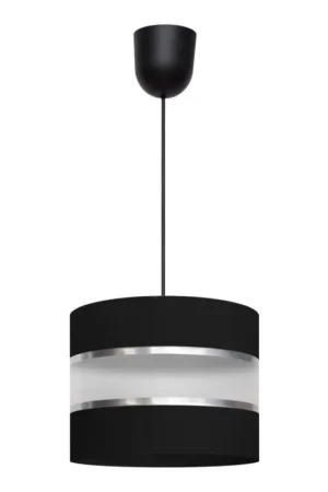 Zwarte Hanglamp HELEN 1x E27 / 15W / 230V Betrouwbaar