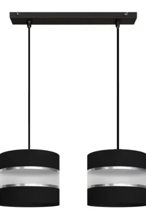 Zwarte Hanglamp HELEN 2x E27 / 15W / 230V Koop Online