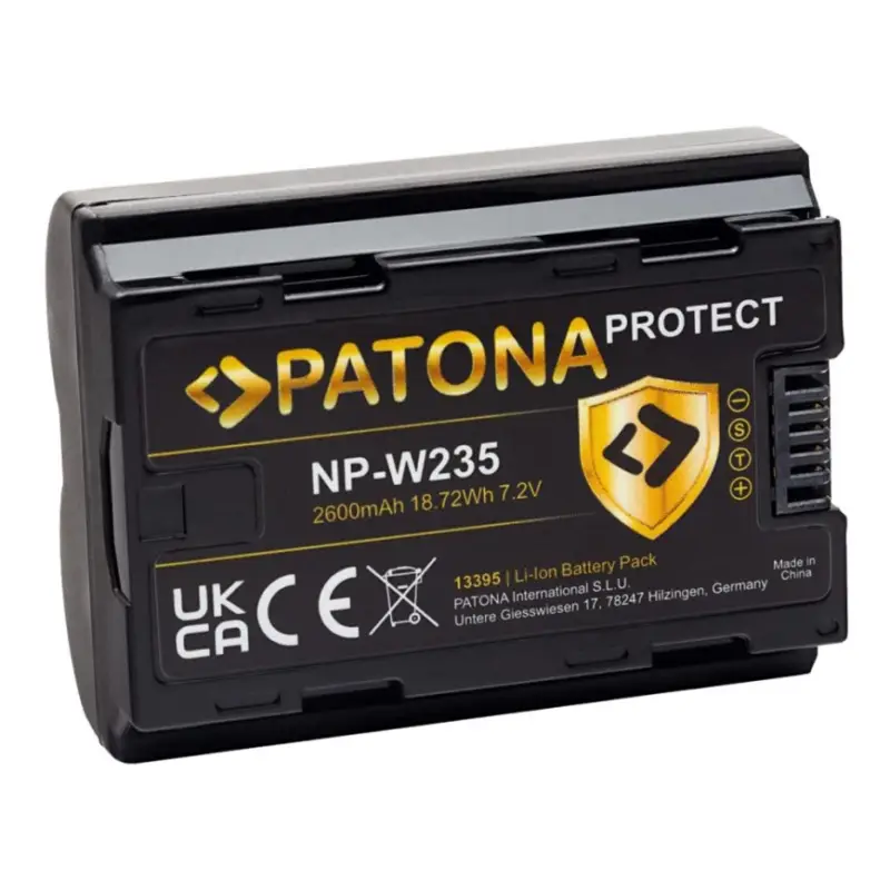Merkproduct PATONA - Accu Fuji NP-W235 2600mAh Li-Ion 7,2V Protect X-T4