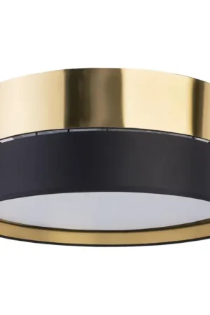 Aanbieding Plafond Lamp HILTON 3xE27/15W/230V d. 45 cm messing/zwart