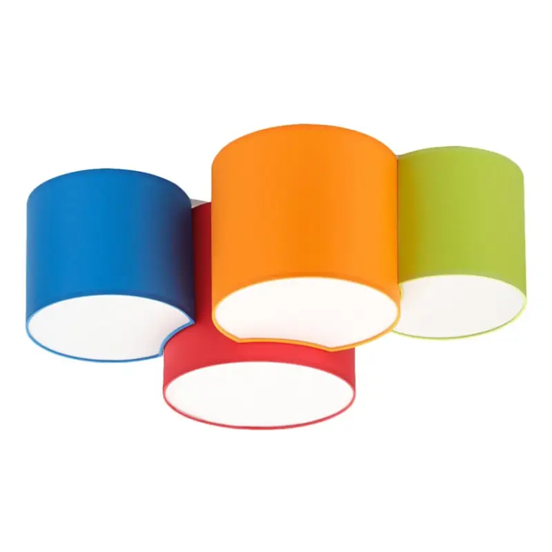 Snelle Levering Plafond Lamp voor Kinderen MONA KIDS 4xE27/15W/230V