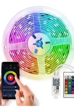 Express Levering Dimbare LED RGB Strip LED/20W/230V 5m IP65 Tuya + AB