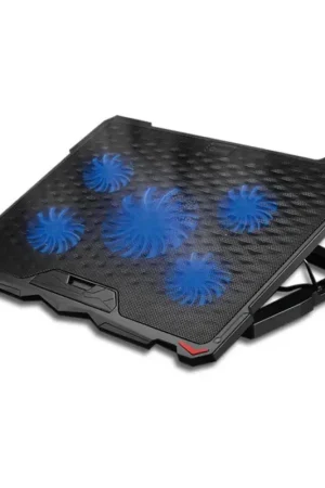 Koelsysteem voor een Laptop 5x fan 2xUSB zwart Flitsaanbieding