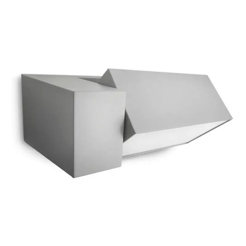 Philips - Wand Lamp voor Buiten BORDER 1xE27/23W/230V IP44 grijs Betaalbaar
