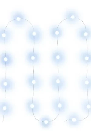 Shop Nu LED-lichtsnoer 20xLED/2xAA 2,3m koud wit