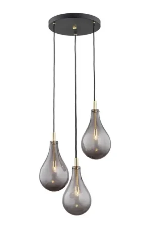 Aanbieding Argon 6105 - Hanglamp aan een koord OAKLAND 3xG9/6W/230V zwart