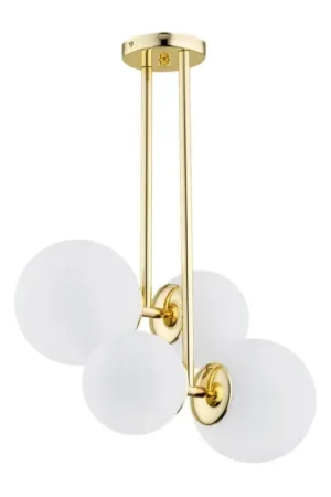 Argon 1743 - Plafondlamp op paal MORITZ 4xE27/15W/230V Snelle Levering