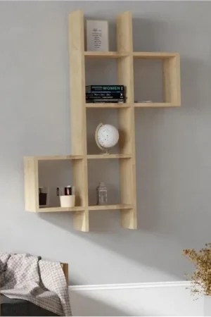 Wandplank KENO 125x79 cm bruin Speciale Aanbieding