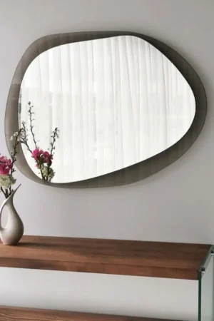 Wand Spiegel AQUA 55x75 cm brons Aanbieding