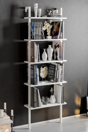 Dagaanbieding Wand Boekenkast PIANTE 174x60 cm wit