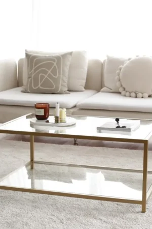 Koffie Tafel ASTRO 40x90 cm goud Must-Have