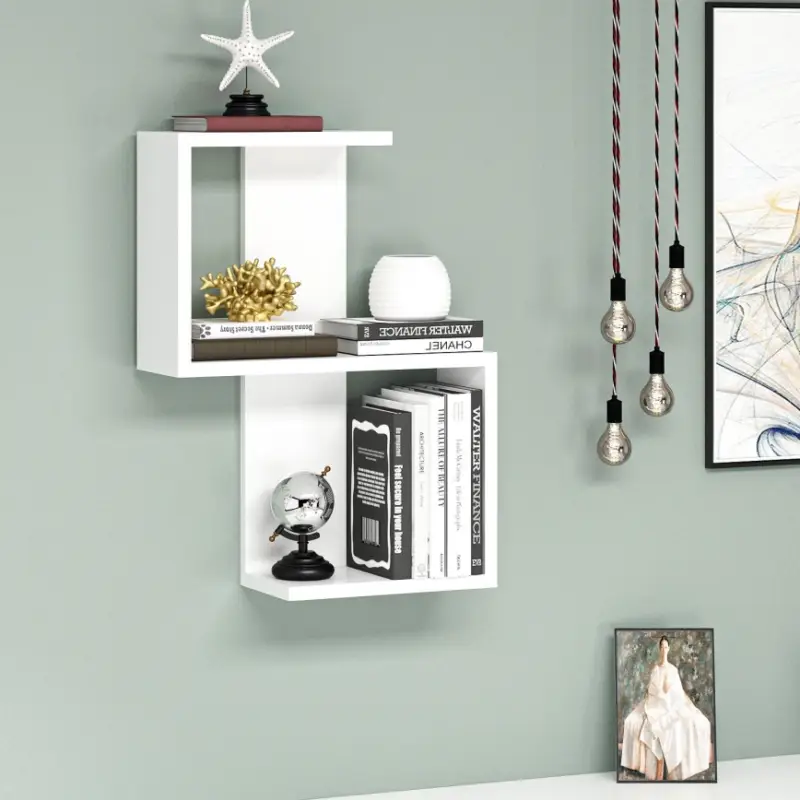 Exclusieve Aanbieding Wandplank OCTA 60x45 cm wit