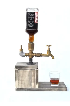 Gereduceerde Prijs Drankdispenser 30x32 cm goud/spar