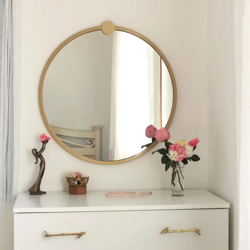 Premium Wand Spiegel AYNA 60 cm goud