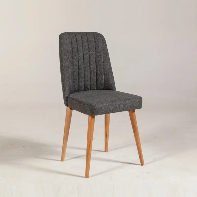 Stoel VINA 85x46 cm antraciet/beige Dagaanbieding