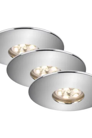 Briloner 7240-038 - SET van 3x LED Badkamer inbouwlamp ATTACH LED/1,8W/230V IP44 Tijdelijk Beschikbaar