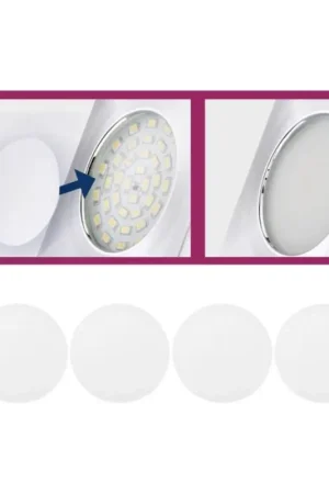 Rechtstreeks Van De Fabrikant Briloner 7224-040 - SET van 4 diffusors voor inbouwarmaturen met een diameter van 69 mm