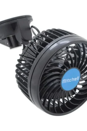 Autoventilator op een zuignap 4W/12V zwart Favoriet