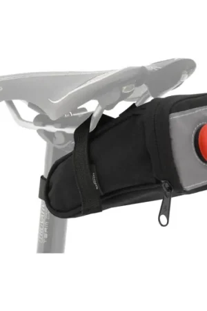 Dagaanbieding Fietszadeltas 0,5 l met achter LED-licht 2xCR2032