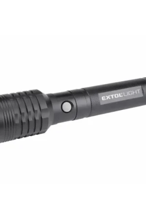 Extol - Oplaadbare LED-zaklamp met powerbankfunctie LED/60W/4000 mAh/5V 4000 lm zwart Hoge Kwaliteit