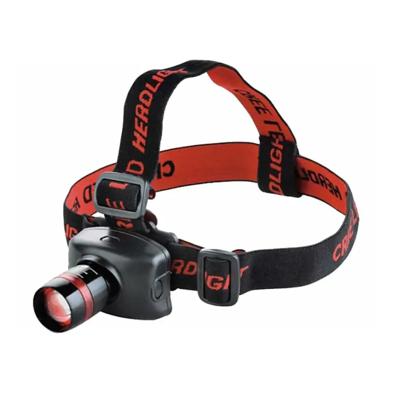 Extol - LED Hoofdlamp LED/3W/3xAAA zwart/rood Betaalbaar