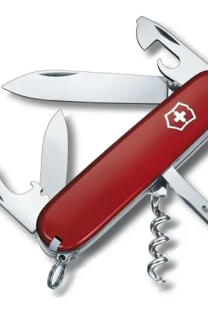 Weekendaanbieding Victorinox - Multifunctioneel Zakmes 9,1 cm/12 functies rood