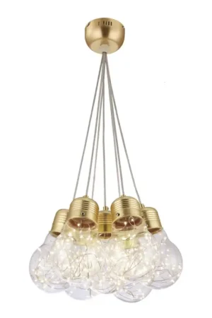 Flitsaanbieding LED Hanglamp aan een koord BULBS LED/30W/230V gouden