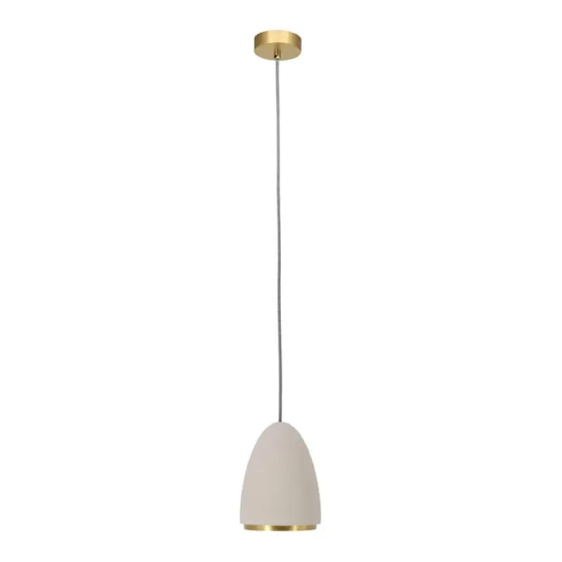 Hanglamp aan een koord CONCRETE 1xGU10/5W/230V grijs/gouden Superprijs