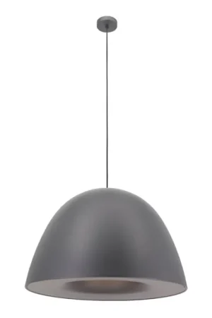 Hanglamp aan een koord REVOLVE 1xE27/11W/230V grijs Exclusieve Aanbieding